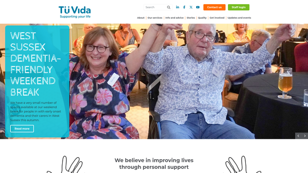 Screenshot of the East Midlands Crossroads-Caring For Carers website