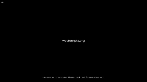 Screenshot of the Western Primary School Parent Teacher Association website