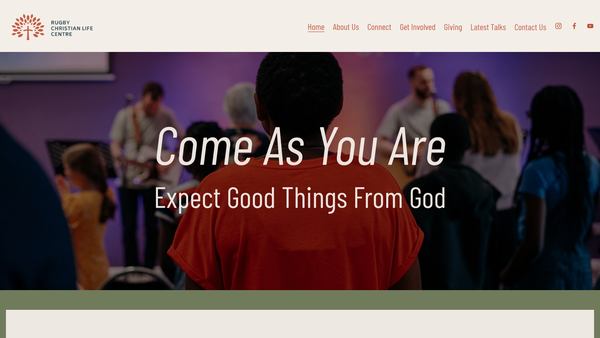 Screenshot of the Assembly Of God Church website
