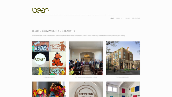 Screenshot of the The Shaftesbury Christian Centre Deptford Trust website