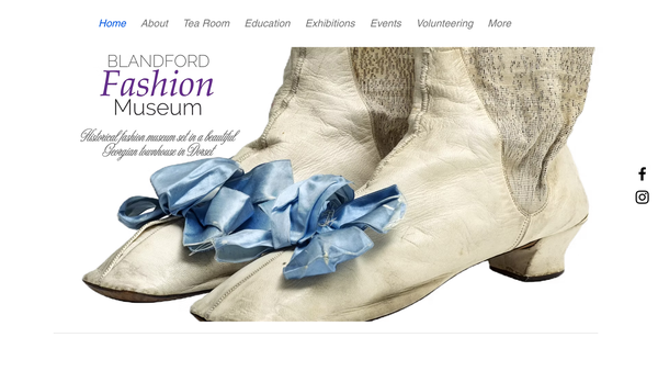 Screenshot of the Cavalcade Of Costume Limited website