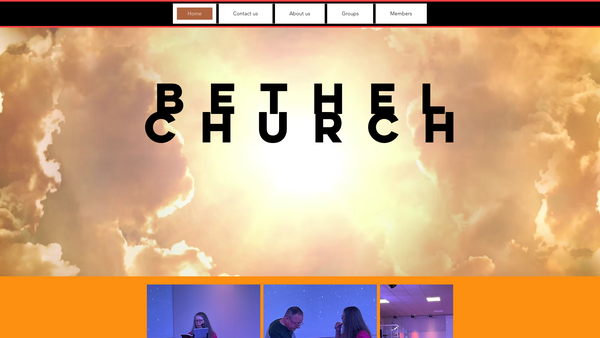 Screenshot of the The Bethel Church website