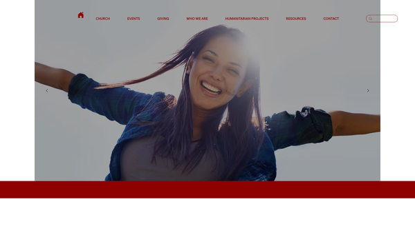 Screenshot of the No Limits International Christian Centre website