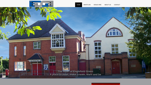 Screenshot of the Edge Productions website