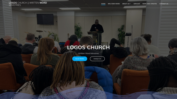 Screenshot of the Written Word Outreach Ministries website