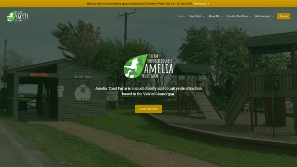 Screenshot of the The Amelia Methodist Trust Company Limited website