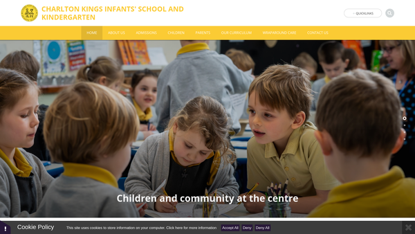 Screenshot of the Ckis Pfa website