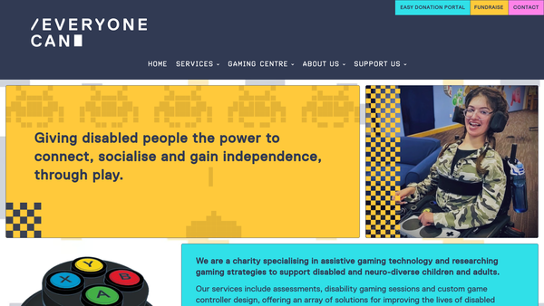 Screenshot of the Everyone Can website