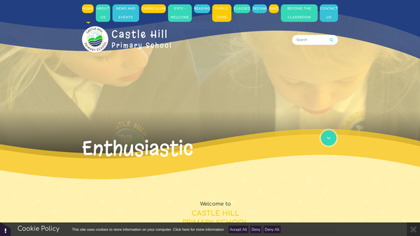 Screenshot of the Busy Bees Playgroup (Brockworth) website