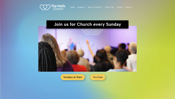 Screenshot of the Tunbridge Wells Christian Fellowship website