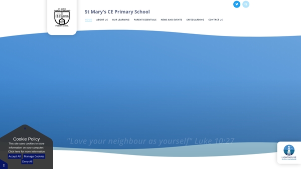 Screenshot of the St Marys Ceva Primary School Friends Of The School website