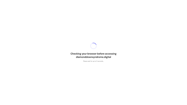 Screenshot of the Downs Syndrome Diamond Foundation Limited website