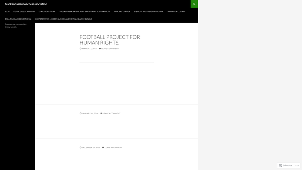 Screenshot of the Martin Shaw King Trust website