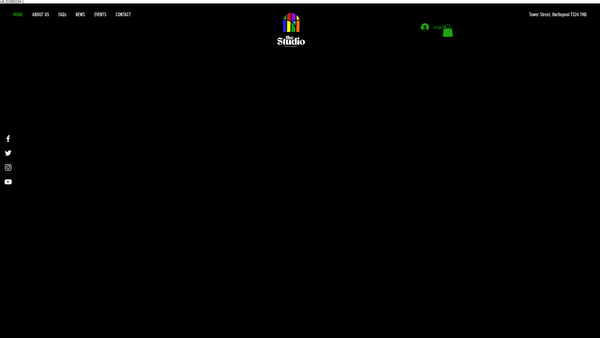 Screenshot of the Hartlepool Community Studio website