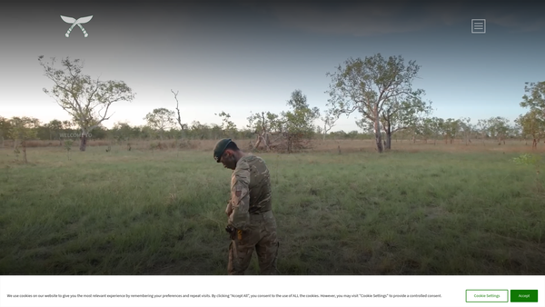 Screenshot of the The Gurkha Brigade Association Trust website