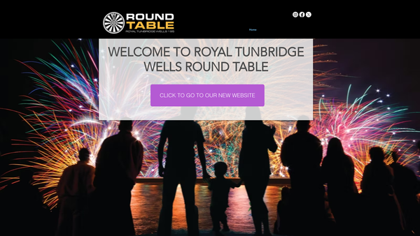 Screenshot of the The Royal Tunbridge Wells Round Table Charitable Trust website