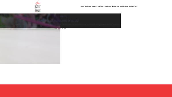 Screenshot of the Ravensbourne Project website