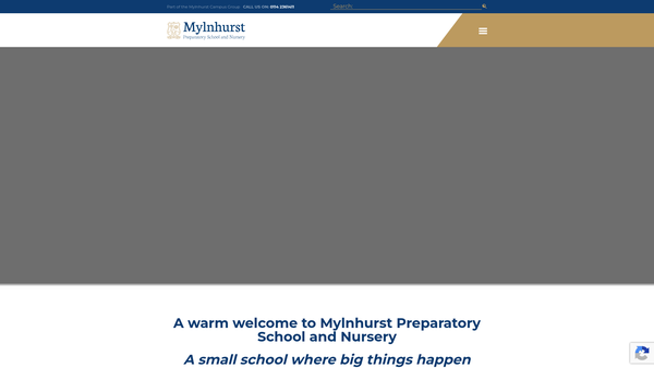 Screenshot of the Mylnhurst Limited website