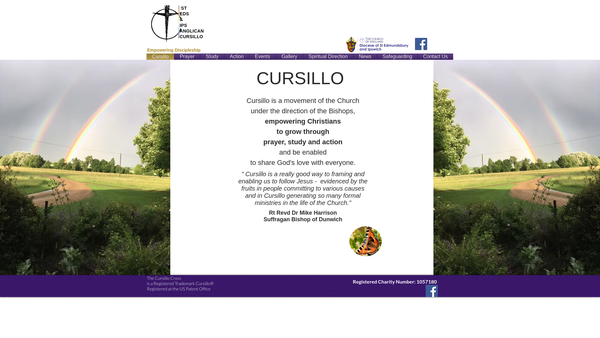Screenshot of the St.edmundsbury And Ipswich Diocesan Cursillo website