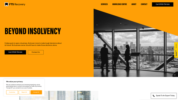 Screenshot of the Grange Day Centre Limited website
