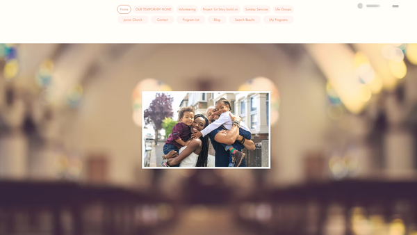 Screenshot of the Fylde Christian Service Church website