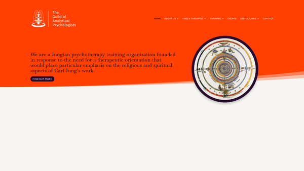 Screenshot of the The Guild Of Analytical Psychologists website