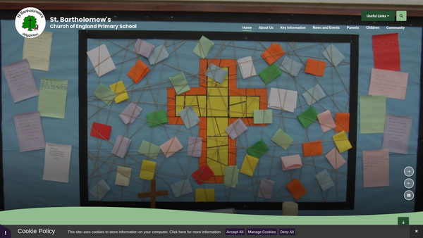 Screenshot of the Wigginton School Association website