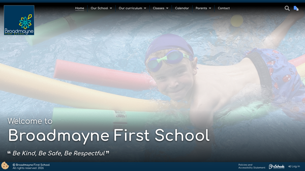 Screenshot of the Fabs (Friends At Broadmayne School) website