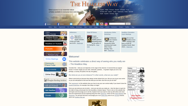 Screenshot of the The Shollond Trust website