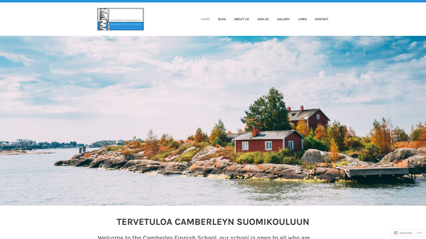 Screenshot of the The Finnish Saturday School In Camberley website