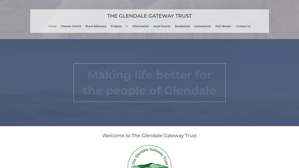 Screenshot of the The Glendale Gateway Trust website