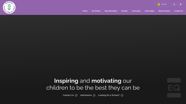 Screenshot of the Heymann Support Association website