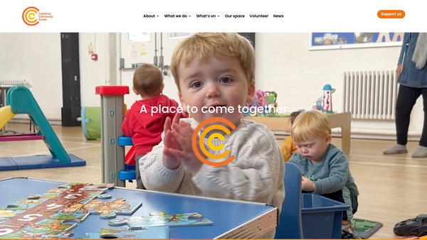 Screenshot of the The Castelnau Centre Project website