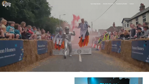 Screenshot of the Great Dunmow And District Round Table Charitable Trust website