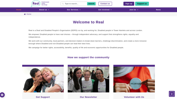 Screenshot of the Real Dpo Ltd website