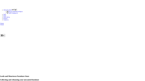 Screenshot of the Leeds And Moortown Furniture Store CIO website