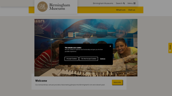 Screenshot of the Thinktank Trust website