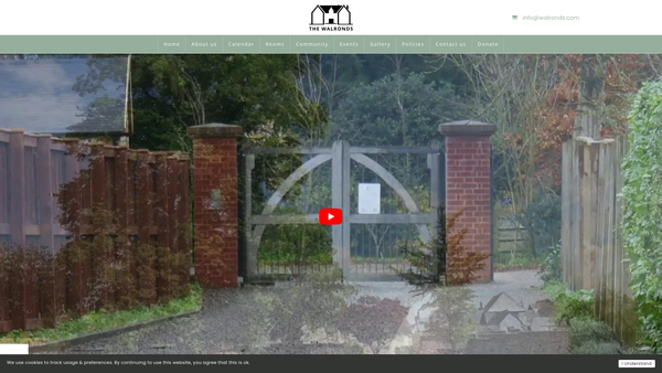 Screenshot of the Cullompton Walronds Preservation Trust website