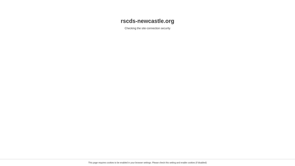Screenshot of the The Royal Scottish Country Dance Society Newcastle Upon Tyne And District Branch website