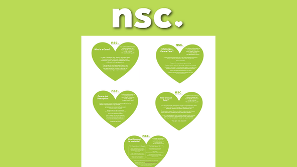 Screenshot of the North Staffs Carers Association website