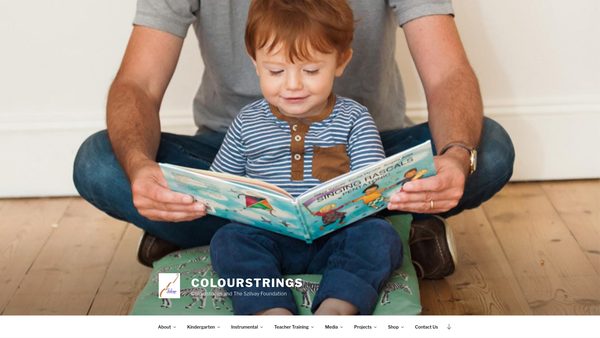 Screenshot of the The Szilvay Foundation website