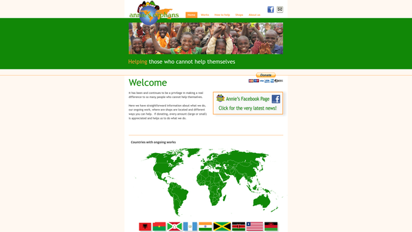 Screenshot of the Bangor Pentecostal Church website