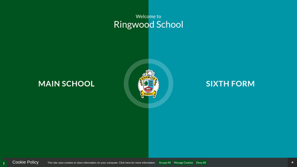 Screenshot of the Ringwood School Parent Teacher Association website