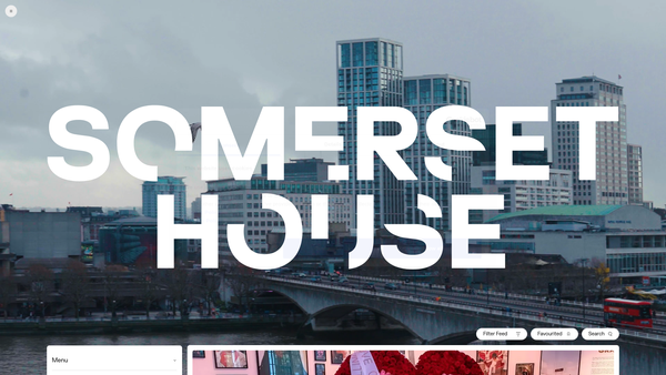 Screenshot of the Somerset House Trust website