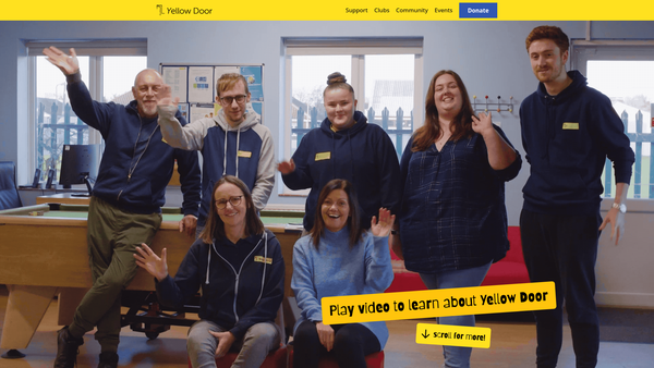 Screenshot of the Canvey Island Youth Project website