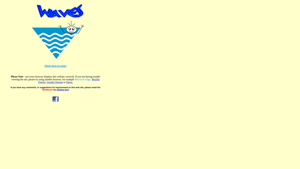 Screenshot of the Kerrigan Savage Waves Charitable Trust website