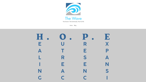 Screenshot of the The Wave website