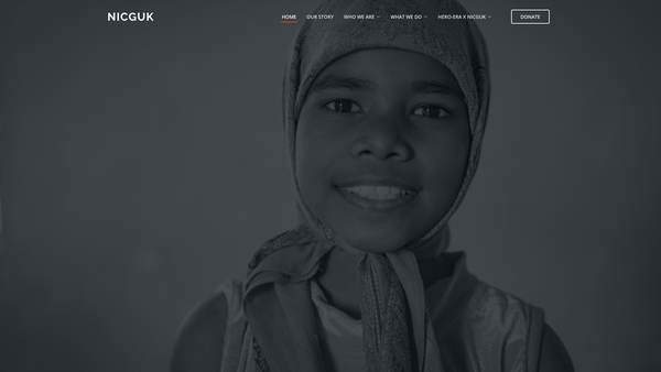 Screenshot of the New India Church Of God (UK) website