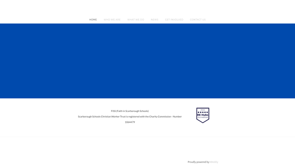 Screenshot of the Scarborough Schools Christian Worker Trust website