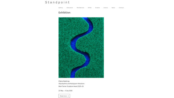 Screenshot of the Standpoint Studio website